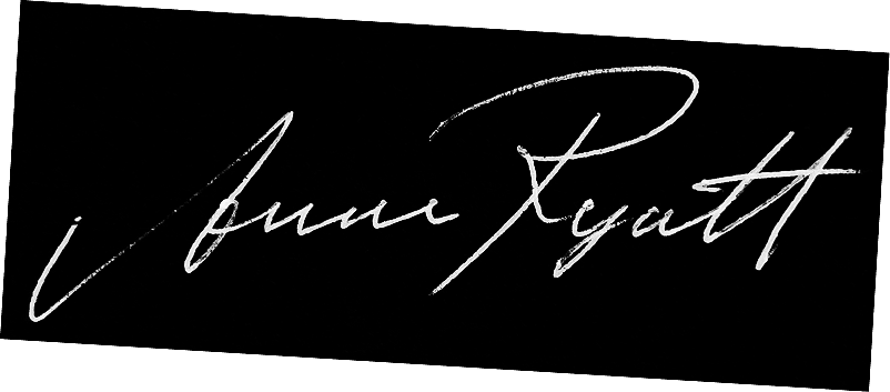 Anna Ryott's hand written signature