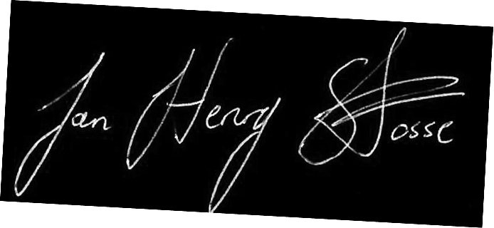 Jan Henry Fosse's hand written signature